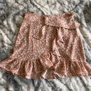 SHEIN floral skirt
